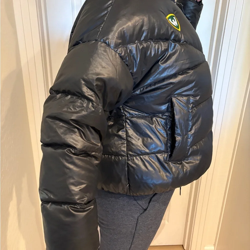 Nike Sportswear Down-Fill Puffer‎ Jacket CU5813-010 Black Women's Wayne State U